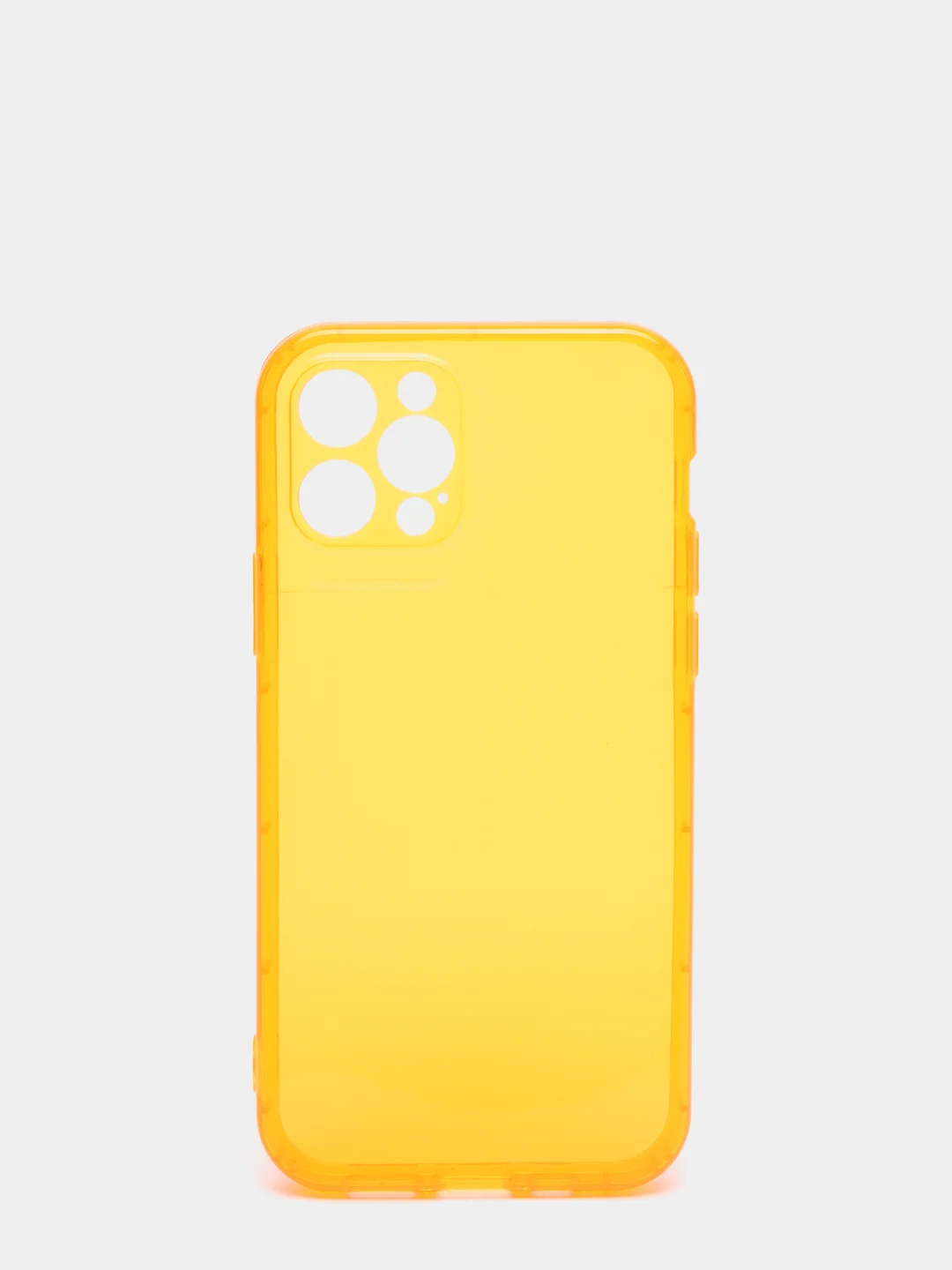 Оранжевый чехол силиконовый iPhone 11/12/12pro/12mini/13/13pro/13/mini/13pro max, с защитой камеры