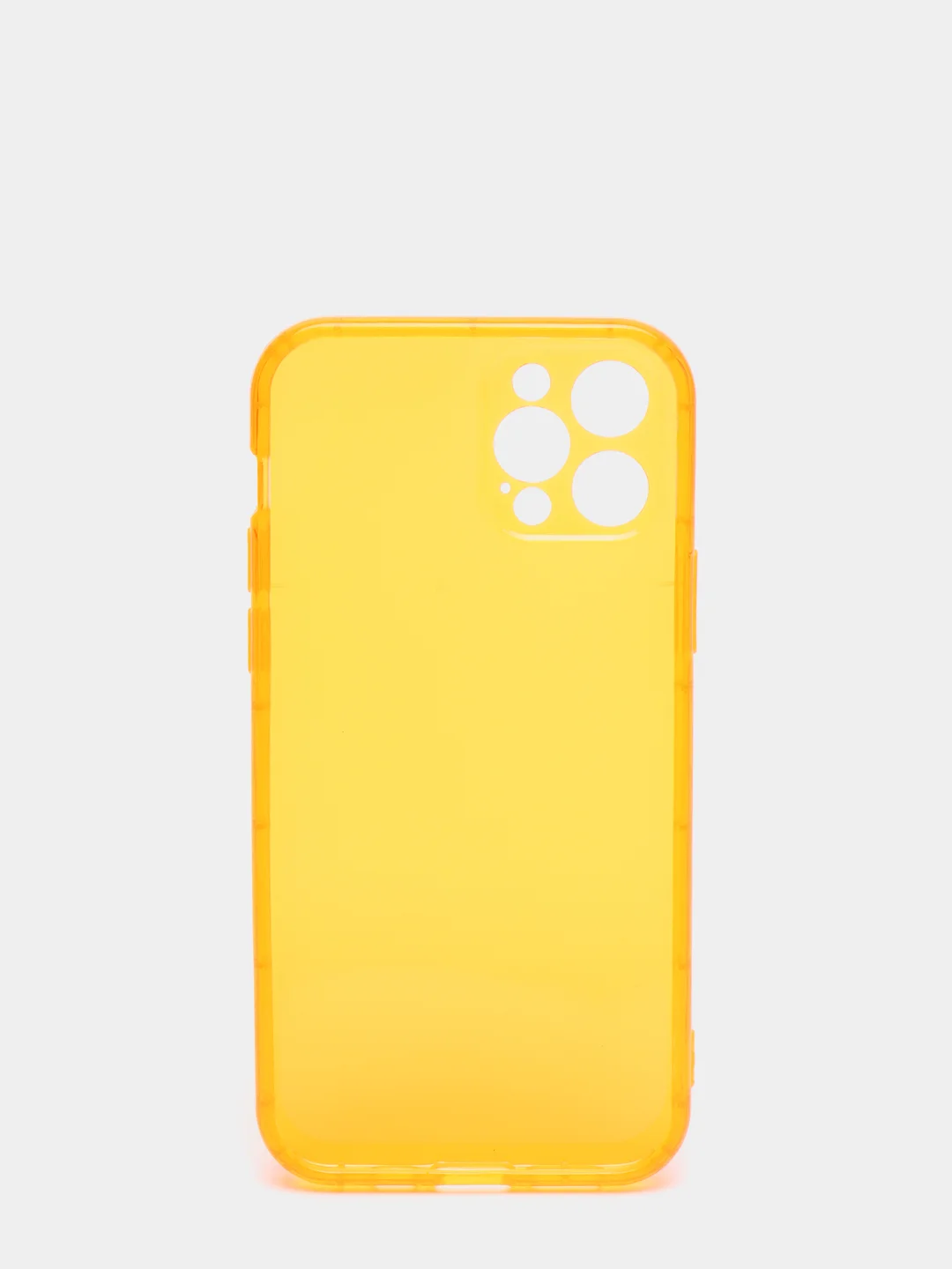 Оранжевый чехол силиконовый iPhone 11/12/12pro/12mini/13/13pro/13/mini/13pro max, с защитой камеры
