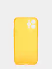 Оранжевый чехол силиконовый iPhone 11/12/12pro/12mini/13/13pro/13/mini/13pro max, с защитой камеры