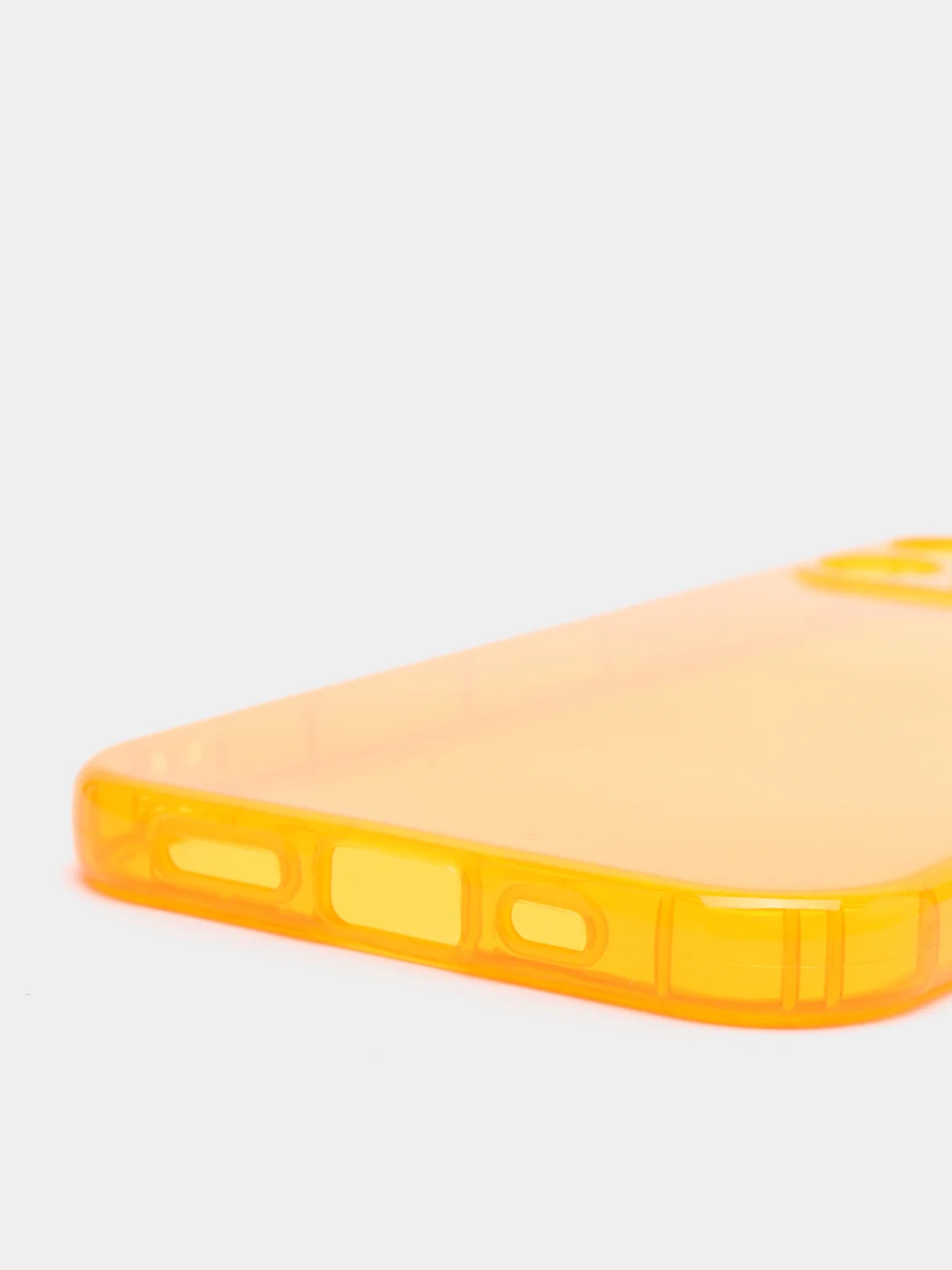 Оранжевый чехол силиконовый iPhone 11/12/12pro/12mini/13/13pro/13/mini/13pro max, с защитой камеры