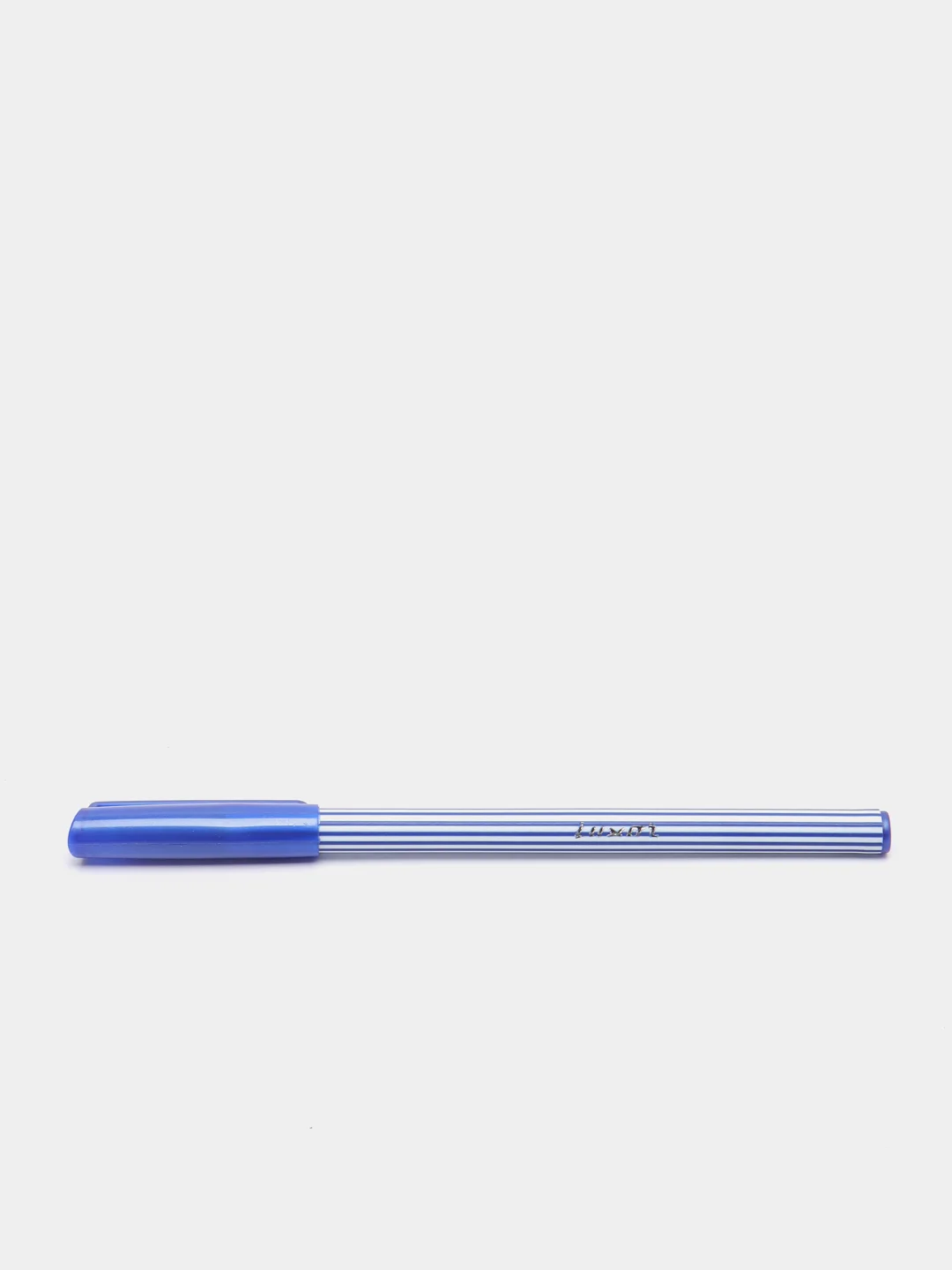 Ручка шариковая Luxor 31131 Stripes, игольчатая, узел 0.7 мм, чернила синие
