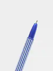 Ручка шариковая Luxor 31131 Stripes, игольчатая, узел 0.7 мм, чернила синие