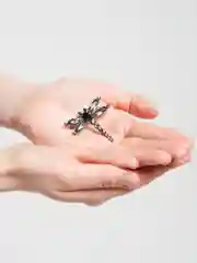Угольный брошь
