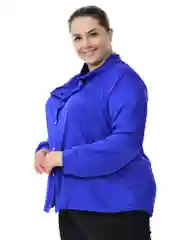 Синий рубашки больших размеров