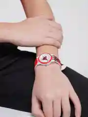 Красный часы наручные, кварцевые, детские