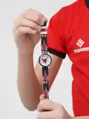 Черный часы наручные, кварцевые, детские