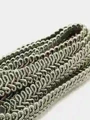 Серый тесьма декоротивная