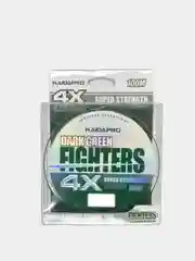 Плетеный шнур Kaida FIGHTERS 8X, темно-зеленый, 150 м