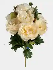 Искусственные цветы "Горшечные пионы, букет", высота 47 см