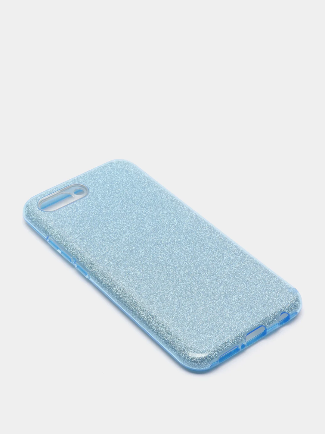 Голубой чехол блестящий Huawei HONOR 10