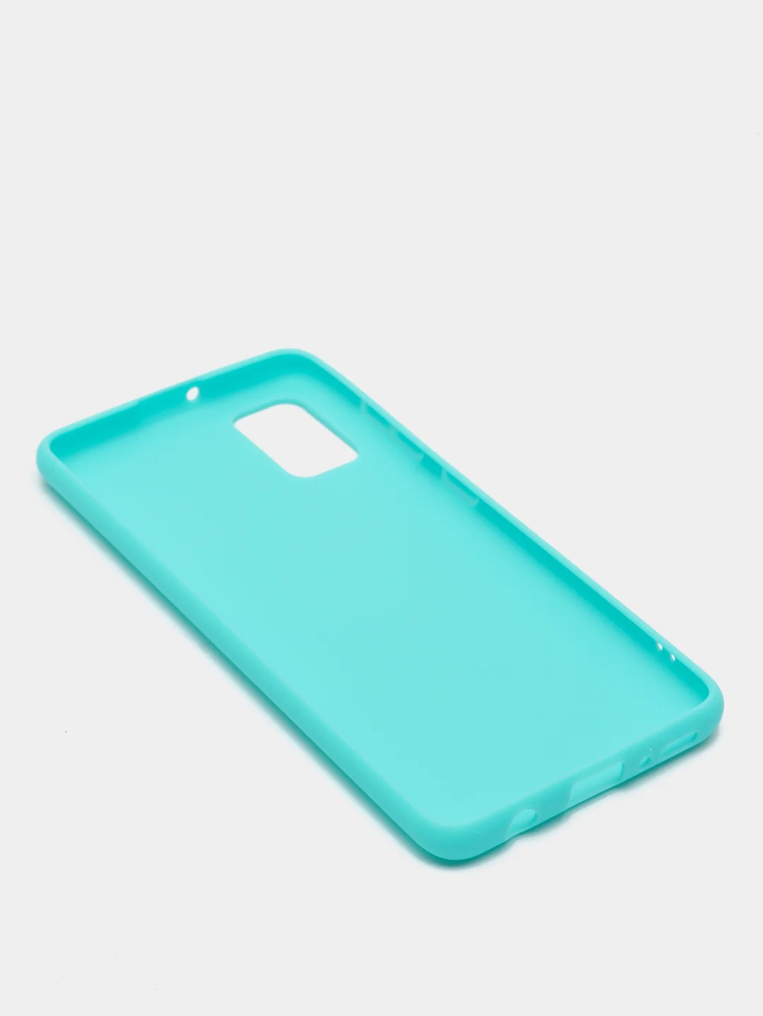 Чехол силиконовый для Samsung Galaxy A41, бирюзовый