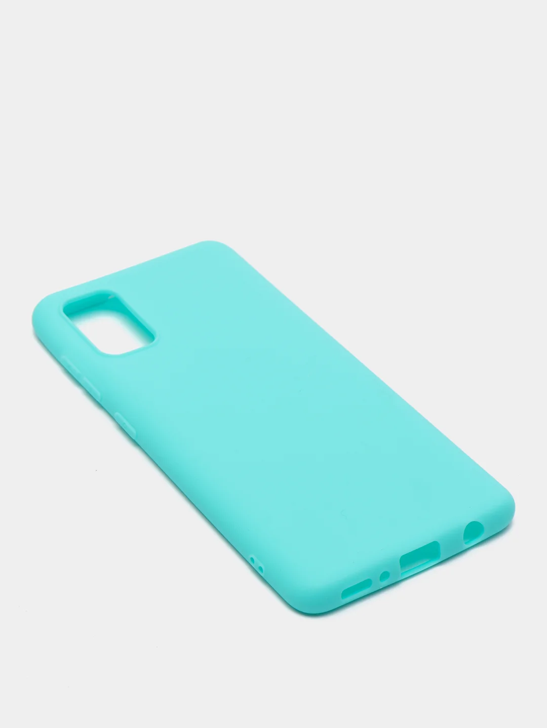 Чехол силиконовый для Samsung Galaxy A41, бирюзовый