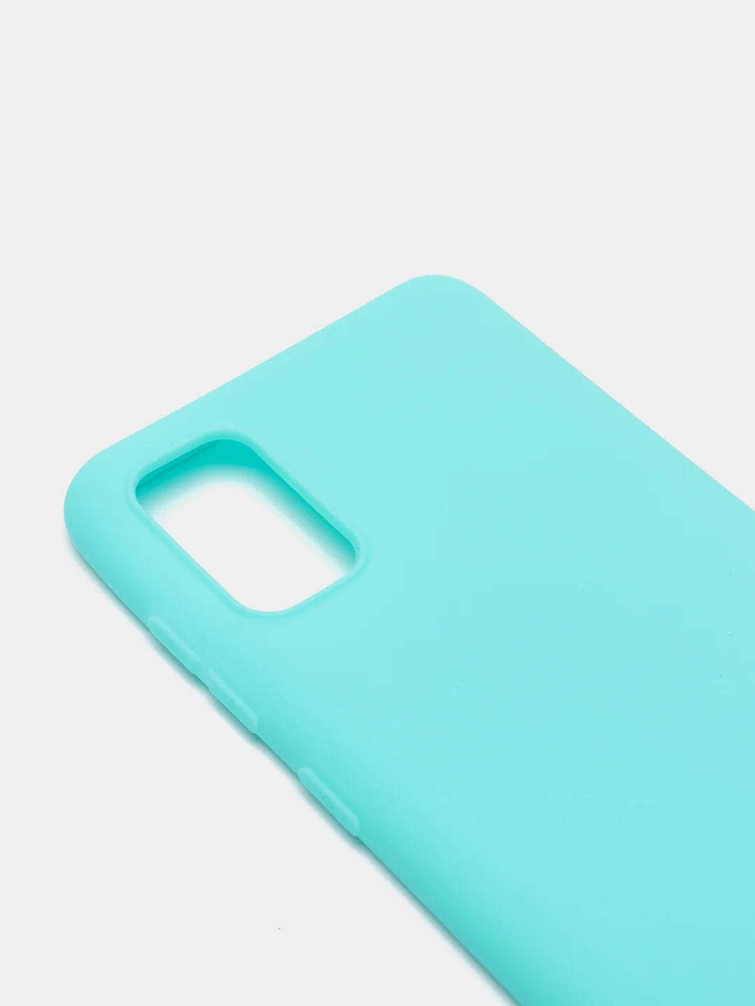 Чехол силиконовый для Samsung Galaxy A41, бирюзовый