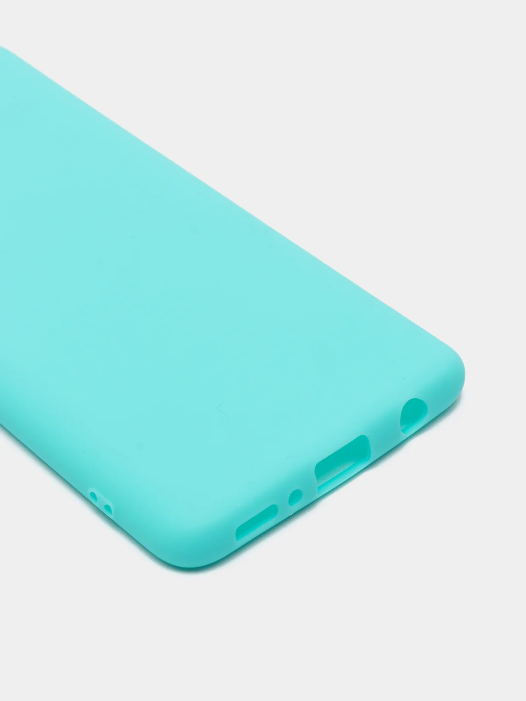 Чехол силиконовый для Samsung Galaxy A41, бирюзовый