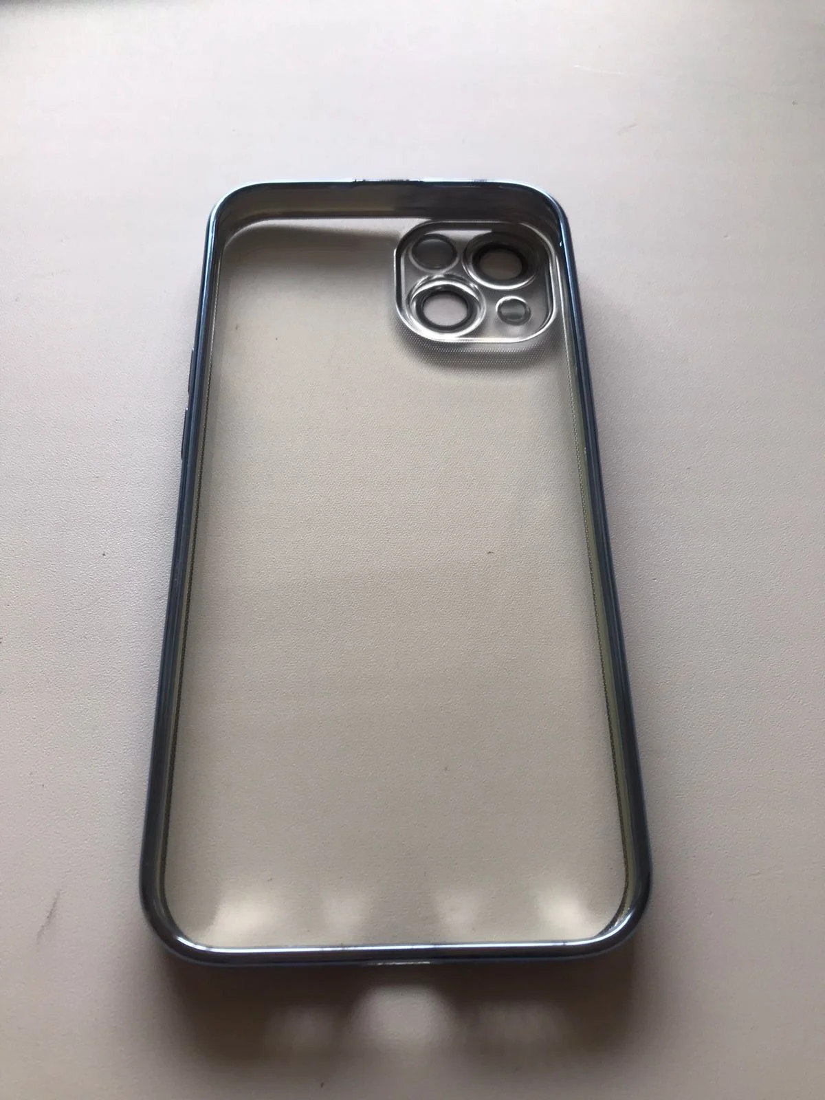 Светло-синий чехол Iphone 13