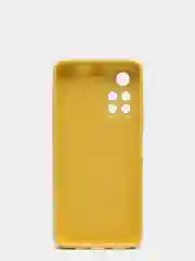 Желтый чехол для Xiaomi Poco M4 Pro 5G, Redmi NOTE 11S 5G с защитой камеры