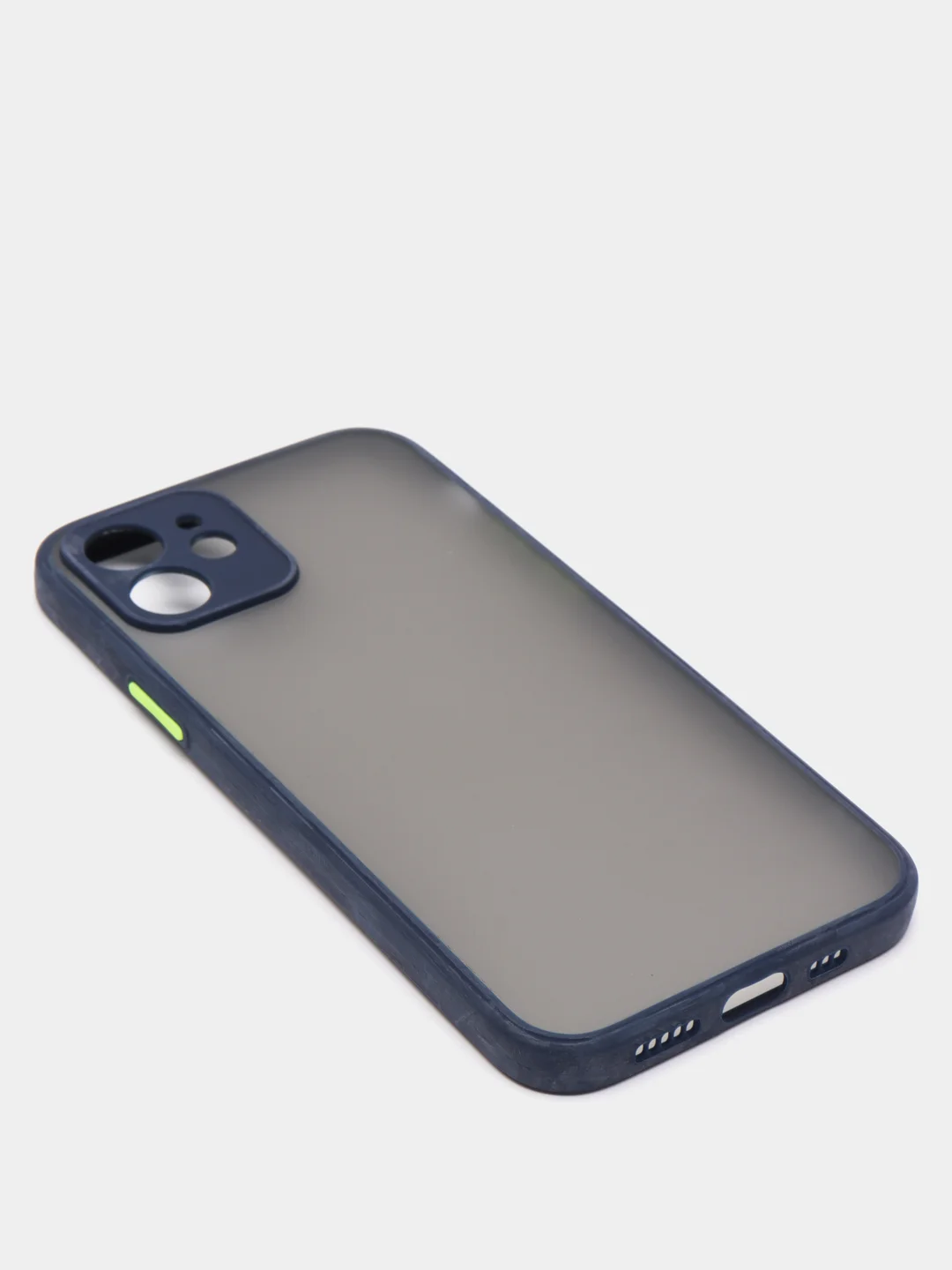 Синий меланж чехол для Apple iPhone 12 / Iphone 12 pro / айфон 12 про