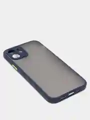 Синий меланж чехол для Apple iPhone 12 / Iphone 12 pro / айфон 12 про