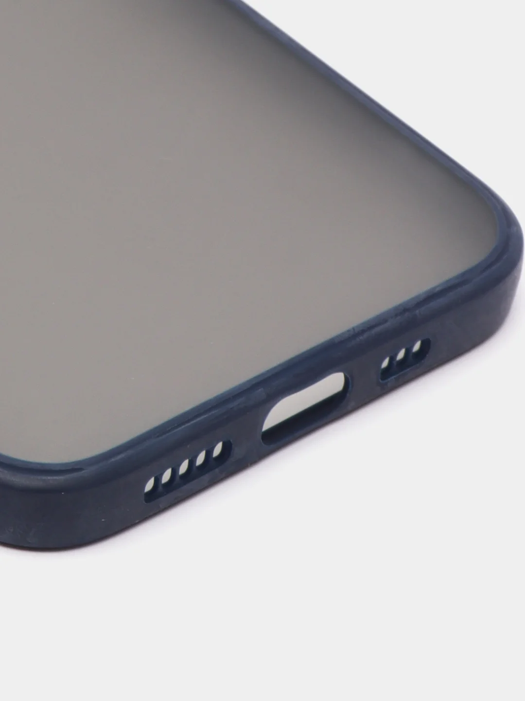 Синий меланж чехол для Apple iPhone 12 / Iphone 12 pro / айфон 12 про