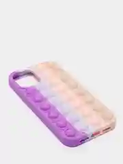 Пурпурный чехол Apple iPhone X, XS, 7, 8, 11, 11 Pro, 12, 12 Pro, 12 Pro Max Pop it поп ит popit