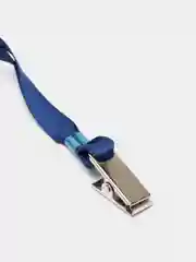 Держатель для бейджа Attache с клипом, синий, 5 штук
