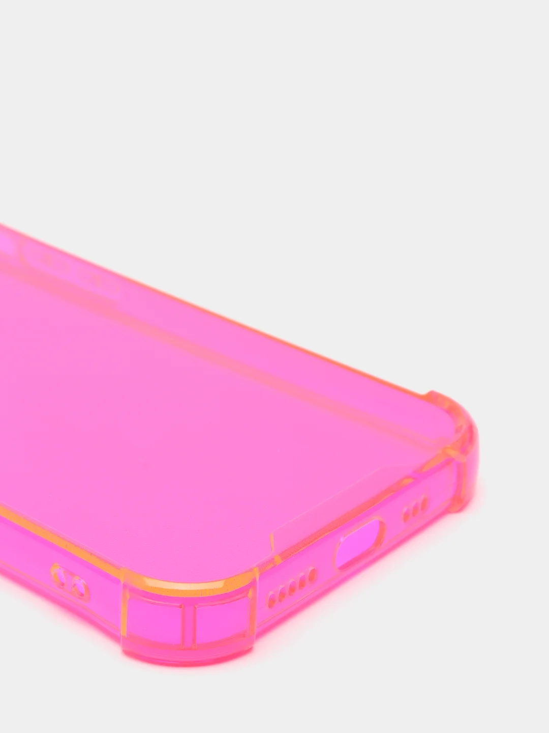 Розовый чехол для iPhone 11, 12/12 Pro, 13 mini, 13, 13 Pro Max, 1,5 мм, неон, разные цвета