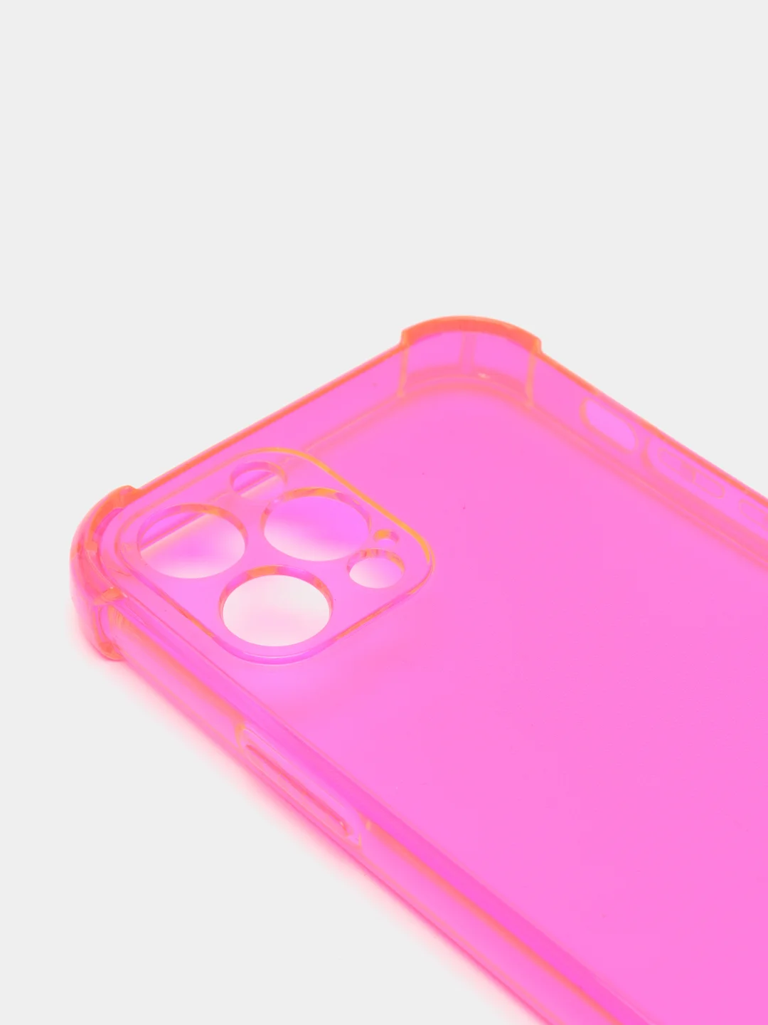 Розовый чехол для iPhone 11, 12/12 Pro, 13 mini, 13, 13 Pro Max, 1,5 мм, неон, разные цвета