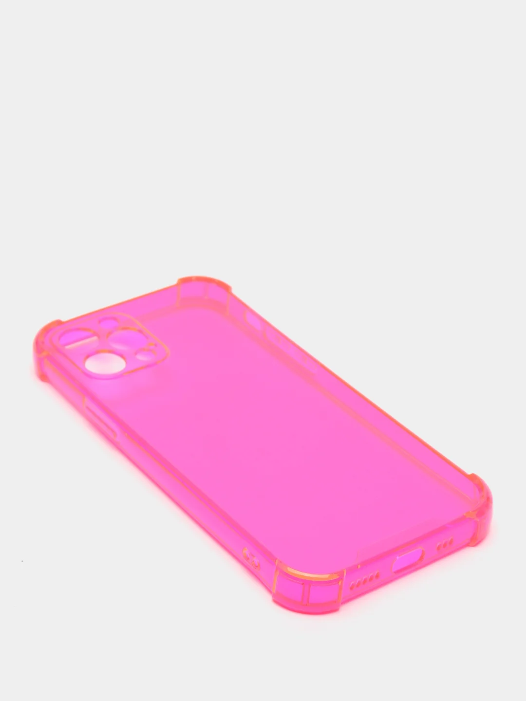Розовый чехол для iPhone 11, 12/12 Pro, 13 mini, 13, 13 Pro Max, 1,5 мм, неон, разные цвета