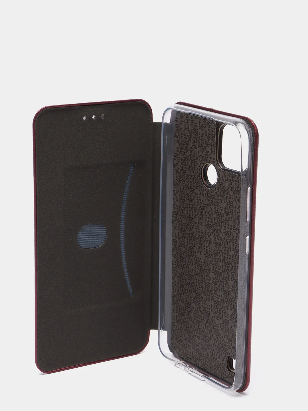 Бордовый чехол книжка REALME C21Y