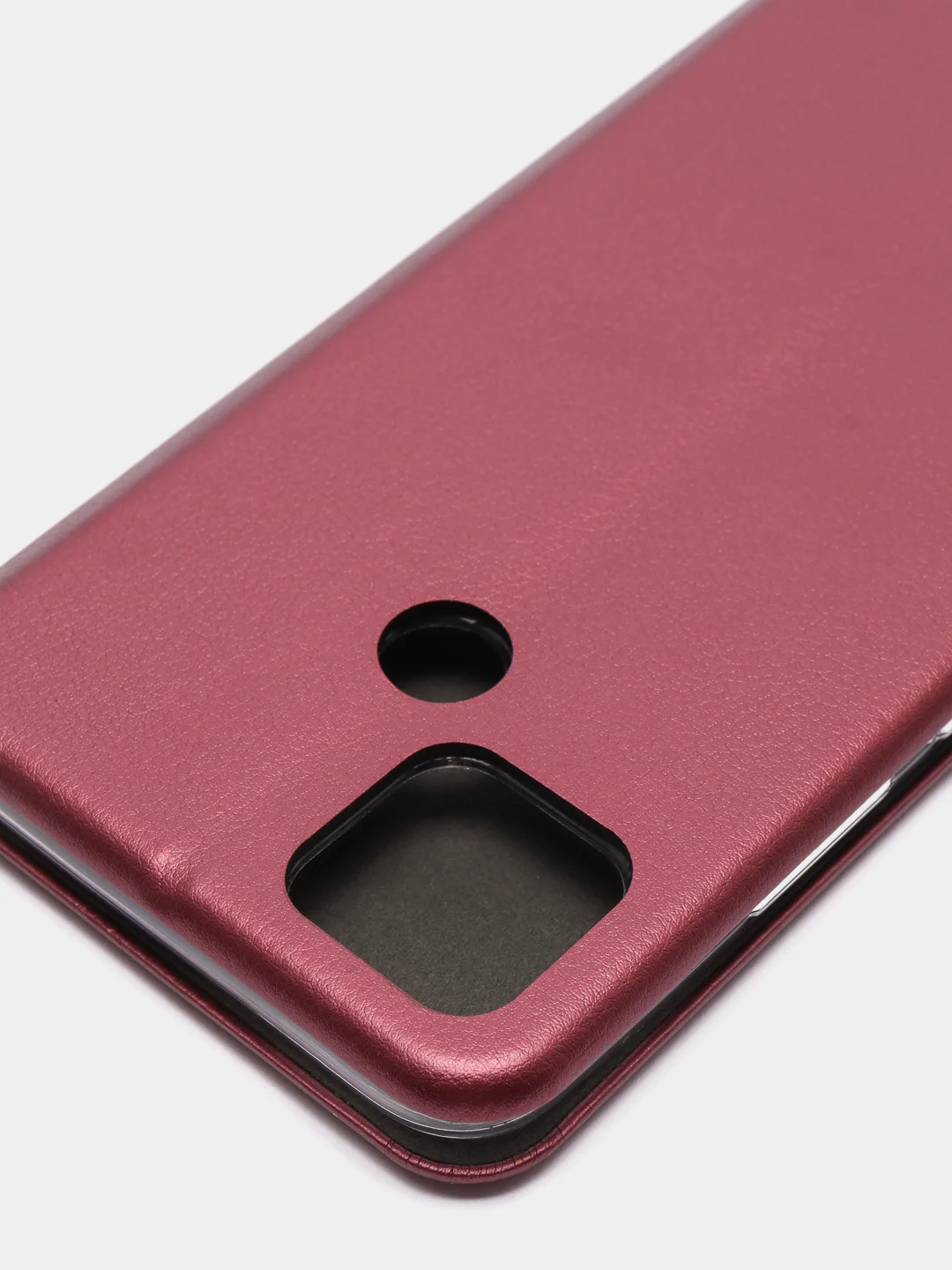 Бордовый чехол книжка REALME C21Y