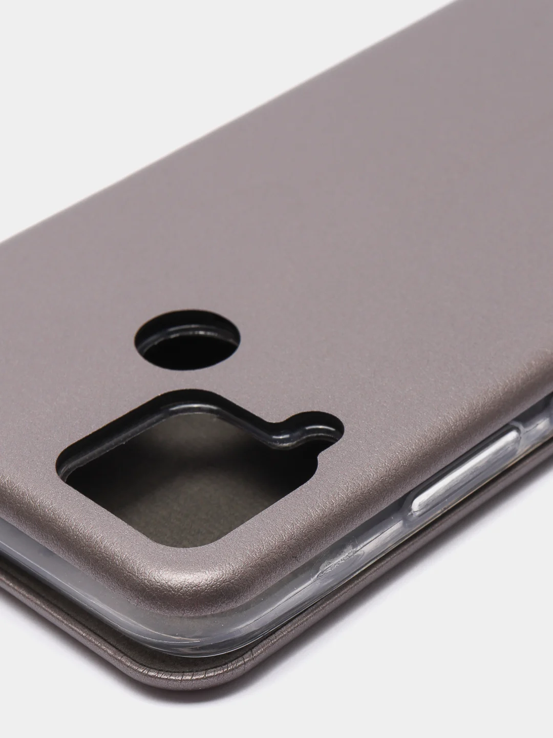 Серый чехол-книжка для REALME C25S / REALME C25 / NARZO 50A