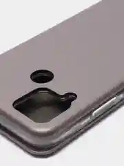 Серый чехол-книжка для REALME C25S / REALME C25 / NARZO 50A