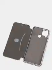 Серый чехол-книжка для REALME C25S / REALME C25 / NARZO 50A