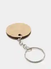 Белый деревянный брелок "Ловец снов"