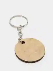 Белый деревянный брелок "Ловец снов"