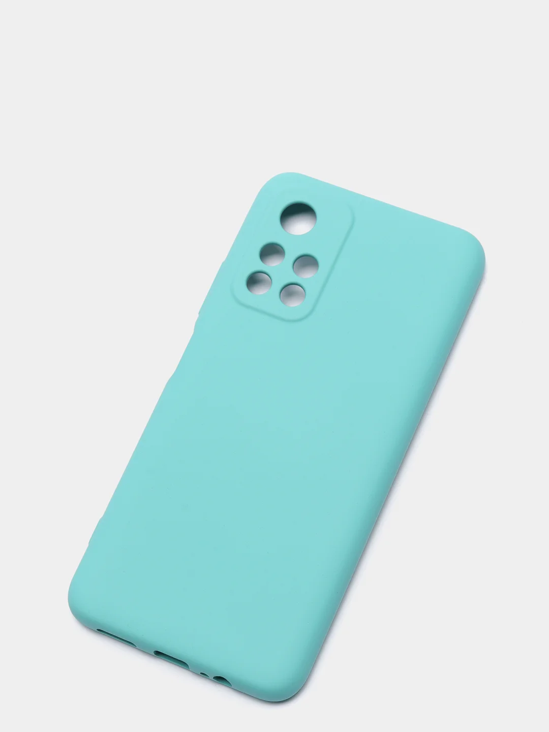 Бирюзовый чехол для Xiaomi Poco M4 Pro 5G, Redmi NOTE 11S 5G с защитой камеры