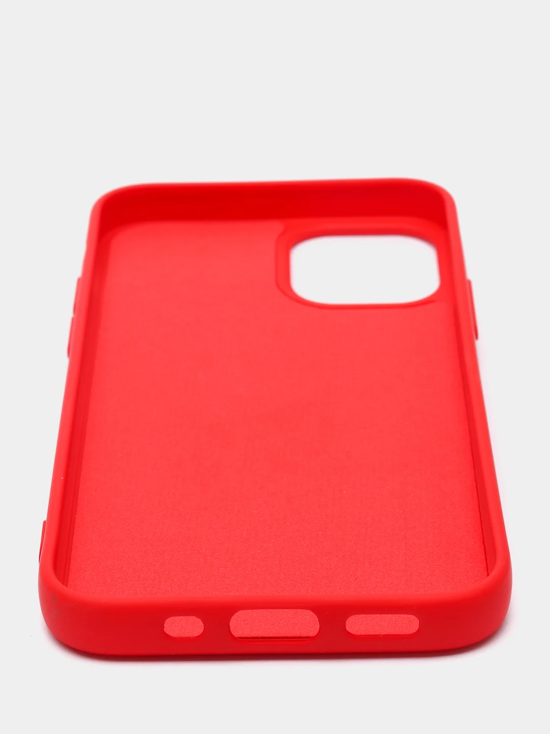 Красный силиконовый чехол, софт тач для iPhone12,iPhone12promax,iPhone12mini,