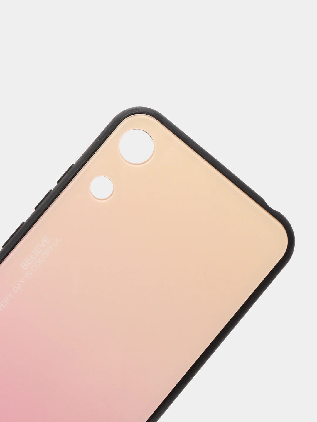 Белый градиентный чехол из закалённого стекла для Huawei Honor Play 8A / Enjoy 8A