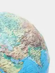 Глобус Земли физический, рельефный, с подсветкой, 210  мм