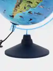 Глобус Зоогеографический (Детский) с подсветкой, 250 мм.