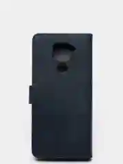 Темно-синий кожаный PU чехол книжка Xiaomi Redmi Note 9 / Redmi 10X 4G