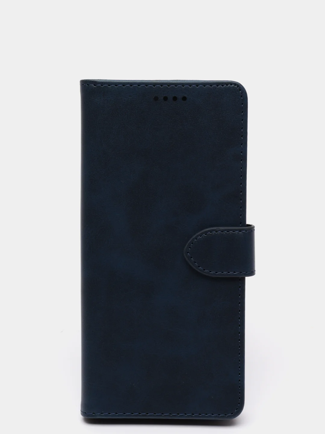 Темно-синий кожаный PU чехол книжка Xiaomi Redmi Note 9 / Redmi 10X 4G