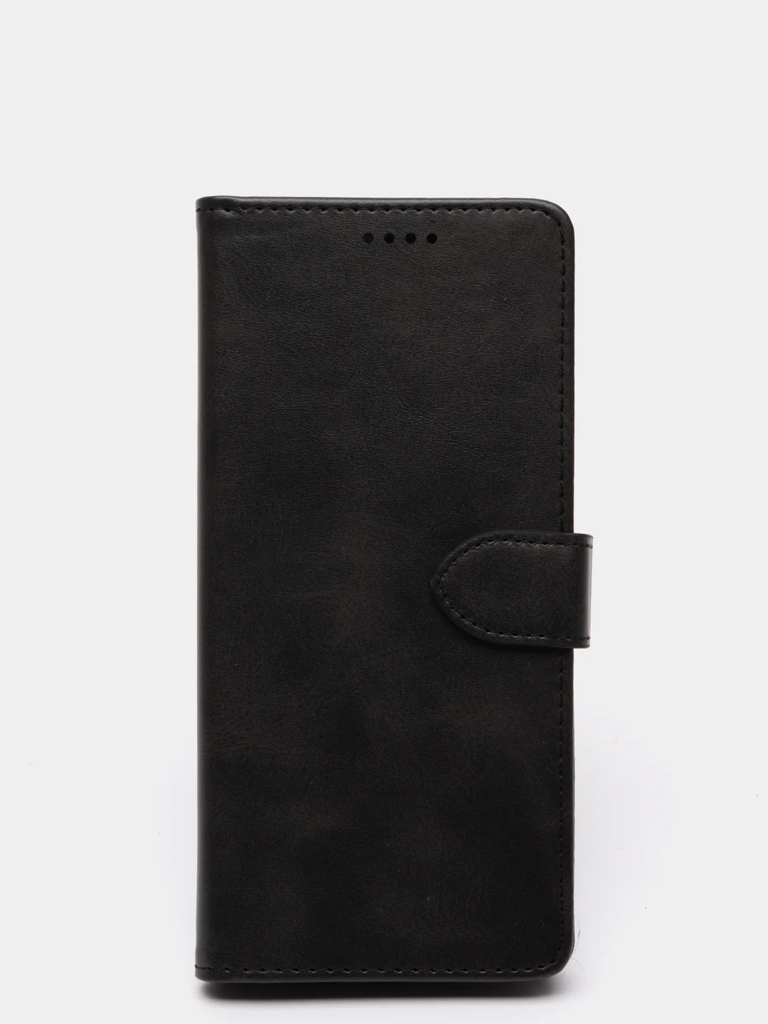 Черный кожаный PU чехол книжка Xiaomi Redmi Note 9 / Redmi 10X 4G