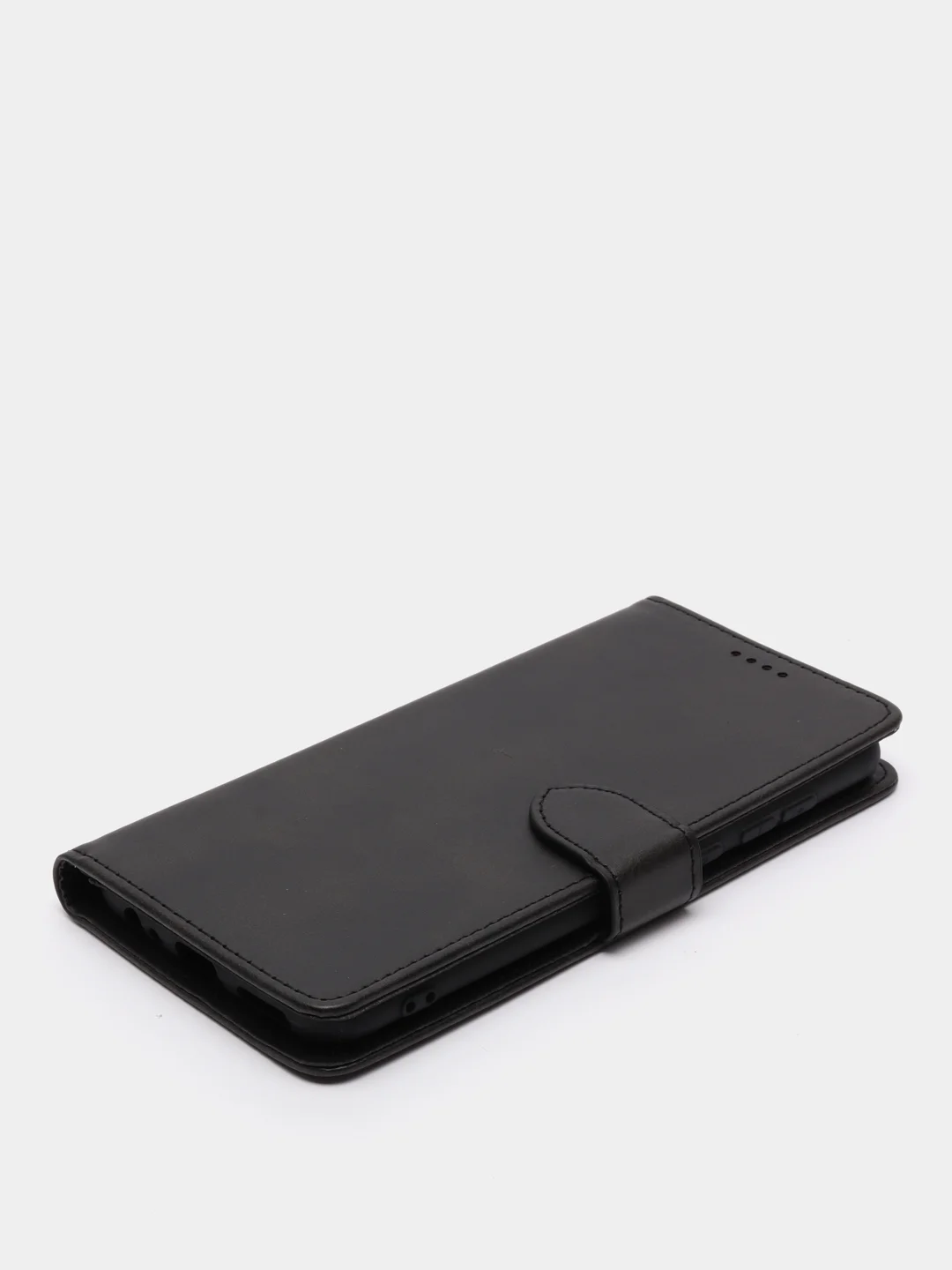 Черный кожаный PU чехол книжка Xiaomi Redmi Note 9 / Redmi 10X 4G