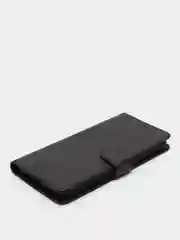 Черный кожаный PU чехол книжка Xiaomi Redmi Note 9 / Redmi 10X 4G