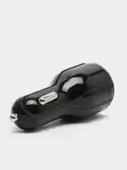 Черный автомобильное зарядное устройство на 2 USB разъема (3,0А-3,1А), Быстрая зарядка