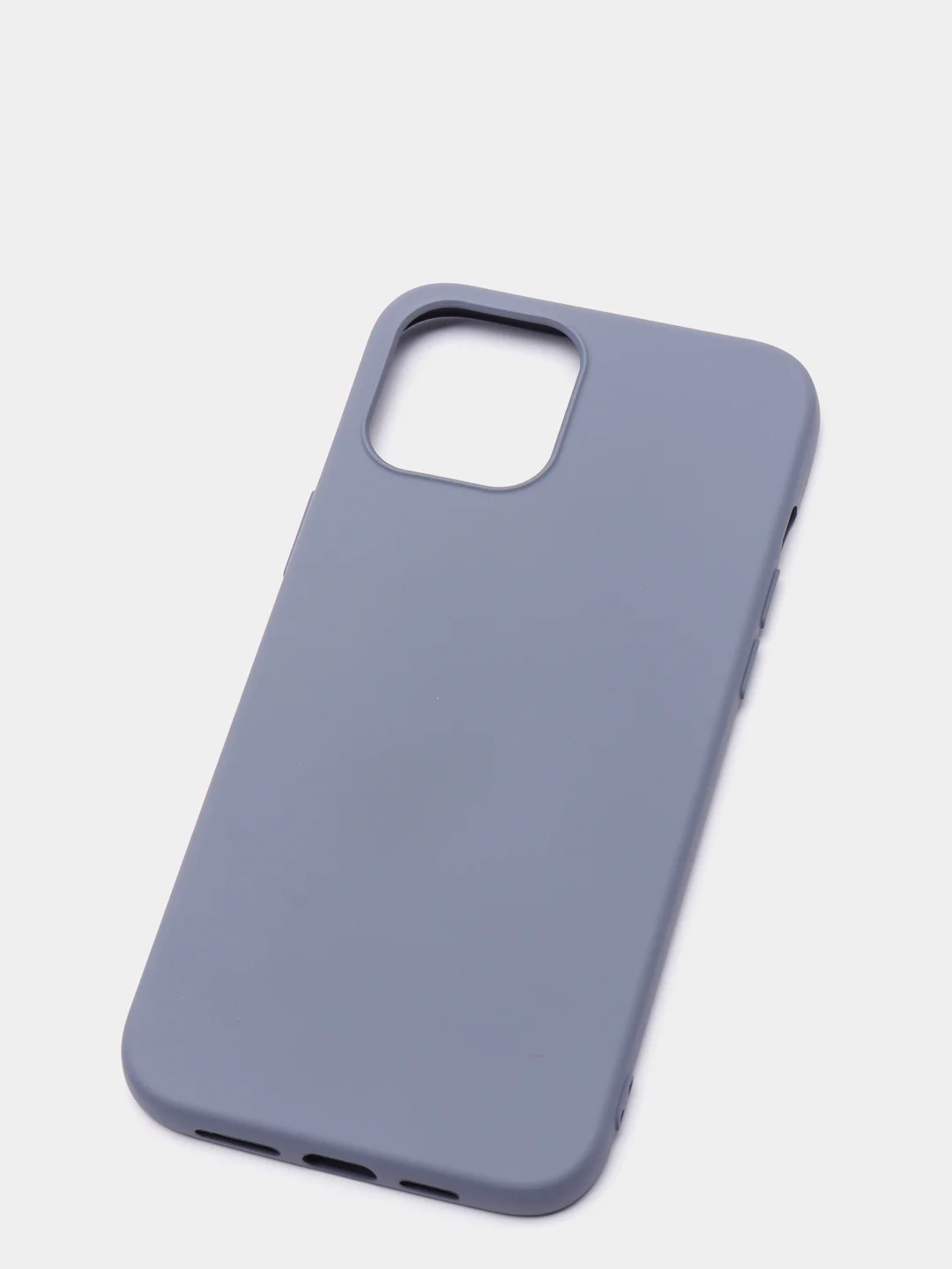 Серый силиконовый чехол, софт тач для iPhone12,iPhone12promax,iPhone12mini,