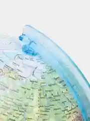 Глобус Земли физический рельефный, 210 мм