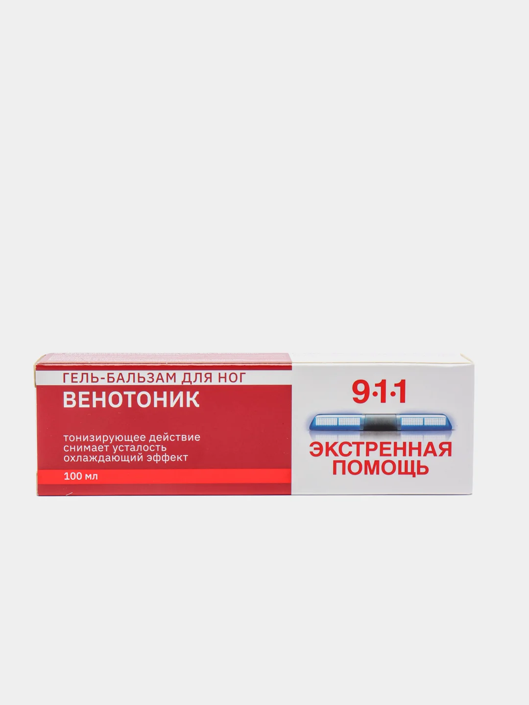 Гель для ног 911 "Венотоник" при тяжести, боли и отеках в ногах, 100 мл