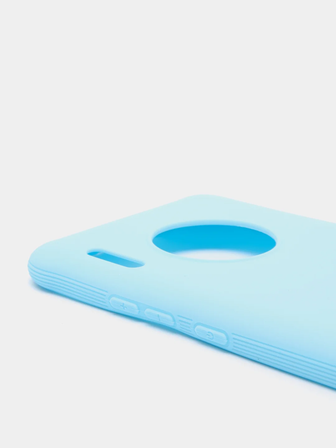 Голубой чехол силиконовый Soft-Touch для Huawei Mate 30, Mate 30 Lite, Mate 30 Pro